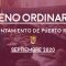 Pleno Ordinario – Ayuntamiento de Puerto Real – Septiembre 2020