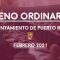 Pleno Ordinario – Ayuntamiento de Puerto Real – Febrero 2021