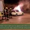 Un coche de la Policía Local arde mientras prestaba servicio